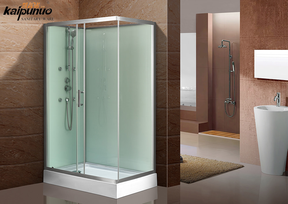 Salles de douche à portes coulissantes en verre trempé de haute qualité